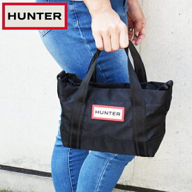 HUNTER ハンター トートバッグ 2WAY ナイロン ミニ トップ クリップ トート バッグ BLACK/ブラック UBS1203KBMショルダーバッグ ハンター バッグ NYLON MINI TOPCLIP TOTE レディース