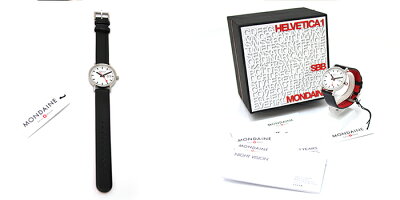 MONDAINEモンディーンCLASSICクラシック33mmホワイトダイアルブラックレザーマットケース腕時計本革レザーベルトスイス製腕時計モンディーンメンズレディース