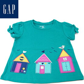 【メール便可】 baby GAP ベビーギャップ カットソー グリーン 90cm 18-24ヶ月 100cm 3歳 子供服 子供用 キッズ ジュニア