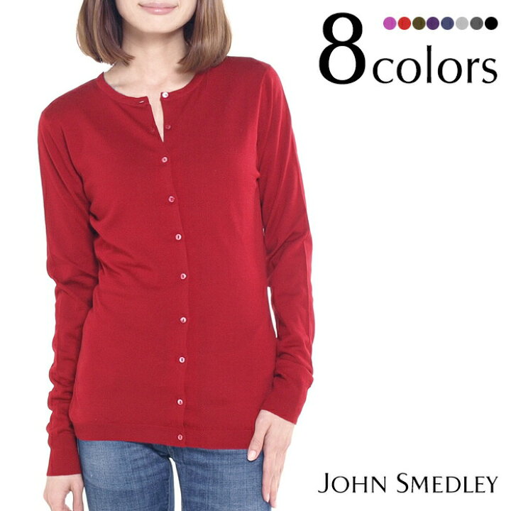 楽天市場】JOHN SMEDLEY ジョンスメドレー AMINA ラウンドネック 長袖 
