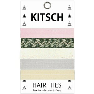�y���[���։z KITSCH �L�b�`�� PRINTED&LIMITED EDITION HAIE TIES �w�A�S�� 5�{�Z�b�g BLUSHING BRIDE