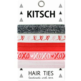 【メール便可】 KITSCH キッチュ SOLID HAIR TIES ヘアゴム 5本セット Crazy in Love Hair Ties シュシュ ブレスレット