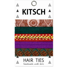 【メール便可】 KITSCH キッチュ SOLID HAIR TIES ヘアゴム 5本セット Nirvana Hair Ties シュシュ ブレスレット