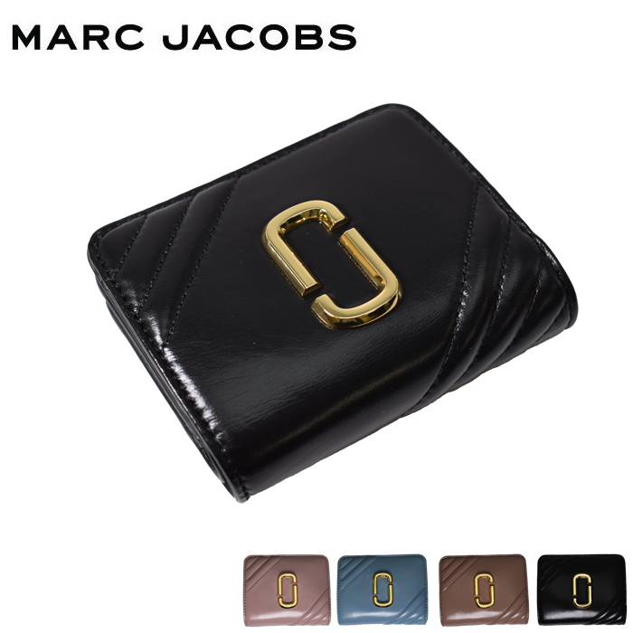 MARC JACOBS マークジェイコブス 二つ折り財布 S131L01FA21 全4色 THE GLAM SHOT ミニ財布 マークジェイコブス  財布 | アクアベース