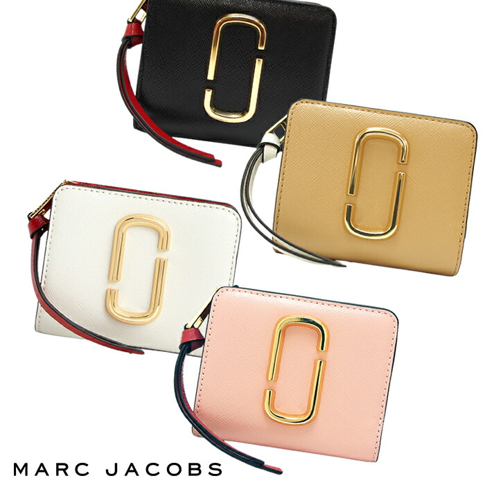 MARC JACOBS マークジェイコブス 二つ折り財布 ミニ財布 全4色 M0013360 SNAPSHOT スナップショット マークジェイコブス  財布 | アクアベース