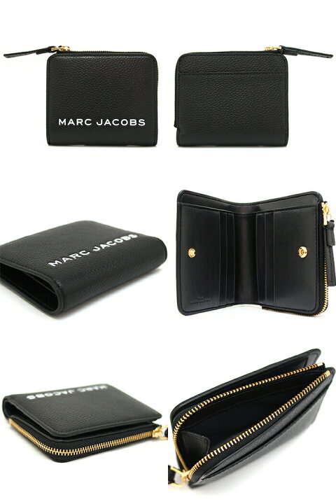 MARC JACOBS マークジェイコブス 二つ折り財布 M0017140 全2色 L字ファスナー ミニ財布 レディース THE BOLD マークジェイコブス  財布 アクアベース