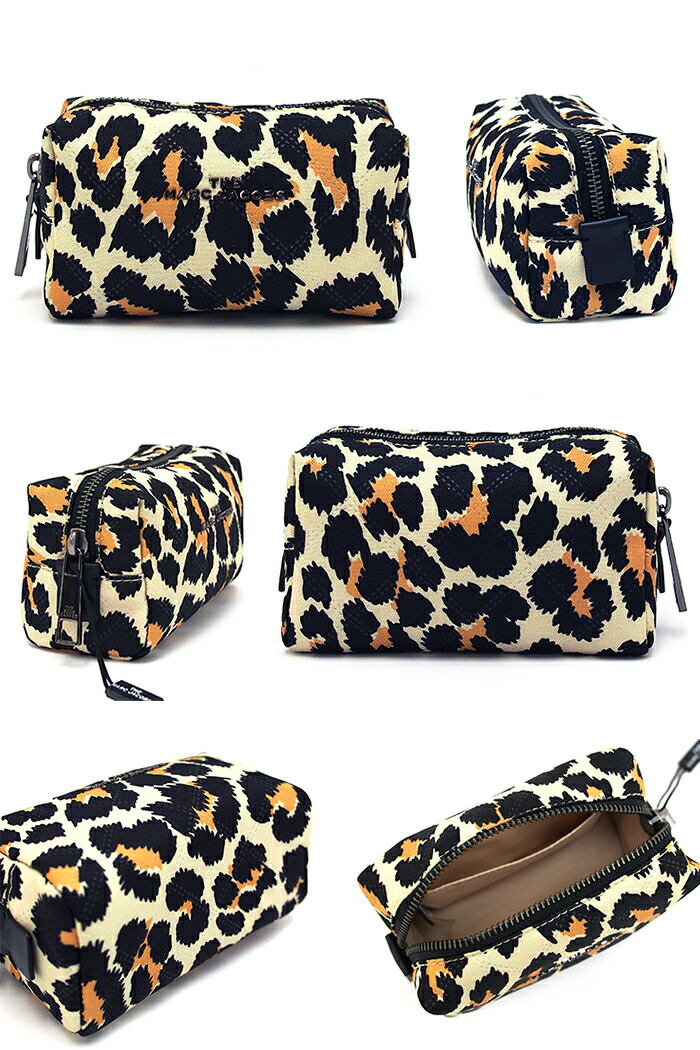 MARC JACOBS マークジェイコブス コスメポーチ レオパード柄 化粧ポーチ THE BEAUTY LEOPARD SM POUCH  M0017158 | アクアベース