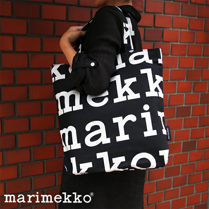 楽天市場】MARIMEKKO マリメッコ Logo Notko トートバッグ 047312 