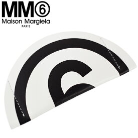 MM6 エムエム 6 メゾンマルジェラ Maison Margiela ドーム型カードホルダー カードケース ホワイト SA6UI0008 P5012 H1527 mm6 カードケース オリガミ 6