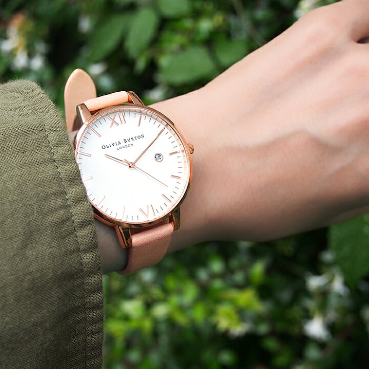 OLIVIA BURTON オリビアバートン 腕時計 TIMELESS 38mm DUSTY PINK AND ROSE GOLD WATCH 腕時計 ビッグダイヤル | アクアベース