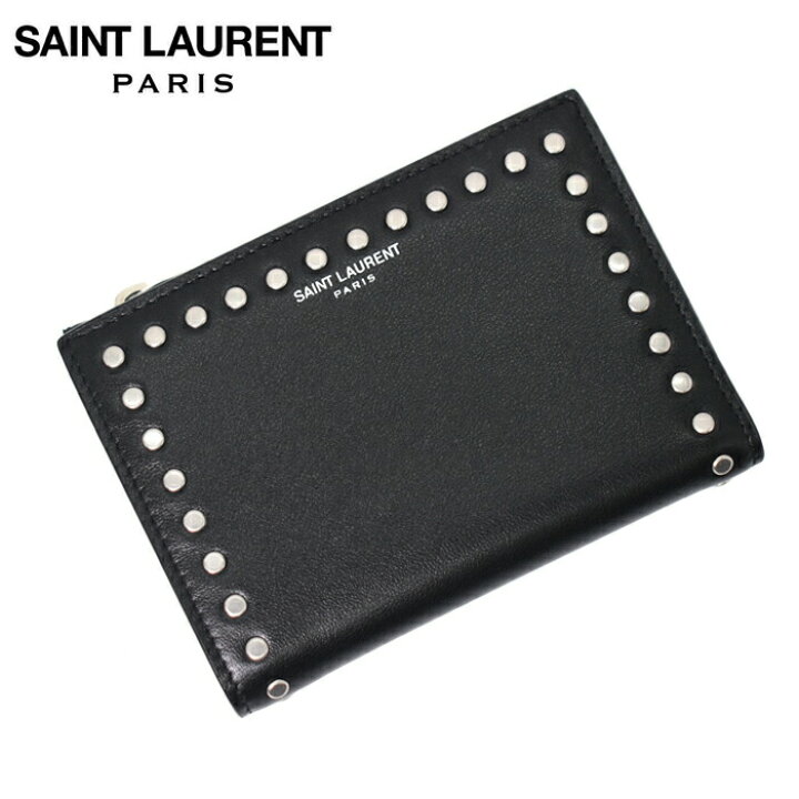 楽天市場】SAINT LAURENT サンローラン 二つ折り財布 ブラック 685660 