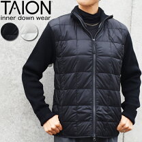 楽天市場】インナーダウン taion ニットスリーブの通販