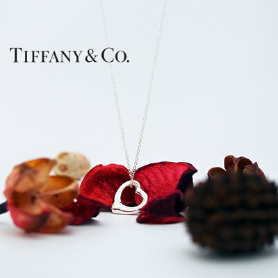 TIFFANY&Co.ティファニーネックレススモールオープンハートペンダントシルバー10660092