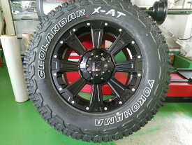 【新品4本セット】 デリカD5 16インチ タイヤホイールセット ヨコハマ ジオランダー X-AT 235/70R16 デリカ D5 DELICA:D5 レクセル デスロック
