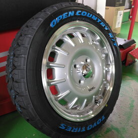 タフト タイヤホイール 4本セット トーヨー オープンカントリー RT 165/65R15 ホワイトレター 15インチ NOEL