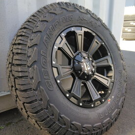 新品 4本 JL JK ラングラー タイヤホイールセット ヨコハマ ジオランダー X-AT 265/70R17 285/70R17 17インチ LEXXEL DeathRock