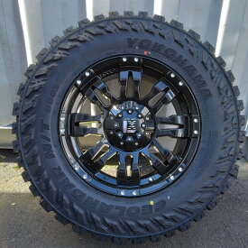 150プラド ハイラックス サーフ FJ ランドクルーザー プラド 新品 4本 タイヤホイールセット ヨコハマ ジオランダー MT G003 265/65R17 265/70R17 17インチ LEXXEL Balano