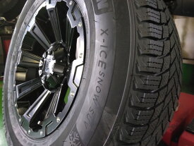 スタッドレス タイヤホイール 150 プラド FJクルーザー パジェロ 265/70R17 ミシュラン X-ICE SNOW SUV 17インチ DeathRock デスロック