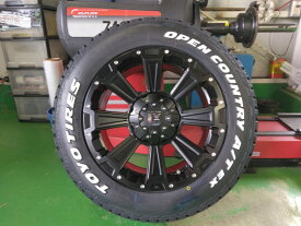 新品 4本セット CX5 CX8 タイヤホイール 17インチ トーヨータイヤ オープンカントリー AT EX 225/65R17 ホワイトレター LEXXEL DeathRock