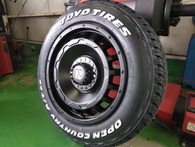 新品 4本セット RAV4 エクストレイル タイヤホイール 17インチ トーヨータイヤ オープンカントリー AT EX 225/65R17 ホワイトレター LEXXEL SwaGGer