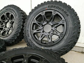 安心装着 純正サイズ ジムニー JB64 タイヤホイールセット 175/80R16 ヨコハマ ジオランダー MT 16インチ BDX08