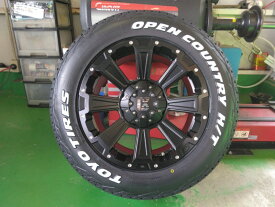 新品 4本 デリカ D5 RAV4 CX5 エクストレイル タイヤホイールセット TOYO OPENCOUNTRY HT 225/65R17 17インチ LEXXEL DeathRock