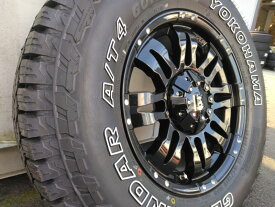 新品 4本 サーフ ハイラックス 150プラド タイヤホイールセット YOKOHAMA GEOLANDAR AT4 265/65R17 17インチ LEXXEL Balano