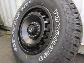 新品 4本 サーフ ハイラックス 150プラド タイヤホイールセット YOKOHAMA GEOLANDAR AT4 265/65R17 17インチ LEXXEL SwaGGer