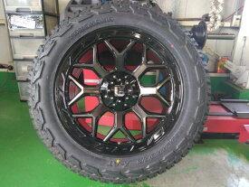 ランドクルーザー ランクル 300 250 新品 タイヤホイール 4本セット ヨコハマ ジオランダー X-AT 285/50R20 275/55R20 265/60R20 20インチ LEXXEL InFerno