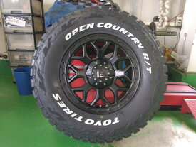 新品 Jeep ジープ ラングラー JL JK タイヤホイール 4本セット トーヨータイヤ オープンカントリー RT 265/70R17 285/70R17 17インチ LEXXEL InFerno