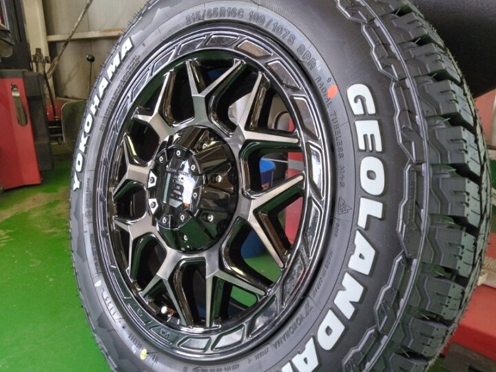 楽天市場】ハイエース 200系 車検対応 新品 タイヤホイール 4本セット 