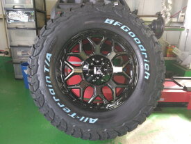 新品 4本 ランドクルーザープラド 150プラド FJクルーザー ハイラックス タイヤホイールセット BF グッドリッチ KO3 265/70R17 265/65R17 17インチ LEXXEL InFerno