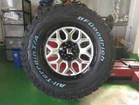 新品 4本 ランドクルーザープラド 150プラド FJクルーザー ハイラックス タイヤホイールセット BF グッドリッチ KO3 265/70R17 265/65R17 17インチ LEXXEL InFerno