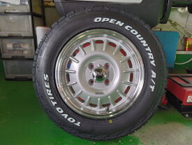 プロボックス サクシード 14インチ トーヨータイヤ オープンカントリー AT3 165/80R14 ホワイトレター Bounty Noel