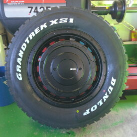 即納 ジムニー ノマド シエラ スタッドレス タイヤホイールセット ダンロップ グラントレック XS1 215/70R16 LT 100/97N ホワイトレター 16インチ LEXXEL SwaGGer