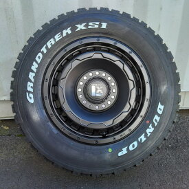 即納 ジムニー ノマド シエラ スタッドレス タイヤホイールセット ダンロップ グラントレック XS1 215/70R16 LT 100/97N ホワイトレター 16インチ LEXXEL SwaGGer