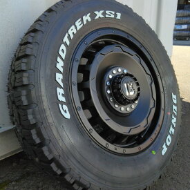 即納 ジムニー ノマド シエラ スタッドレス タイヤホイールセット ダンロップ グラントレック XS1 215/70R16 LT 100/97N ホワイトレター 16インチ LEXXEL SwaGGer