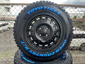 165/60R15 165/65R15 ハスラー タフト デリカミニ ウェイク スペーシアギア ハイゼットジャンボ トーヨー オープンカントリー RT 15インチ タイヤホイールセット ホワイトレター