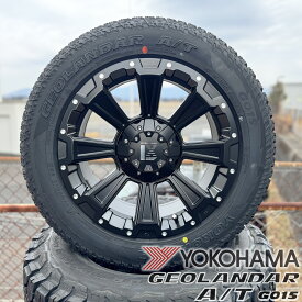 デリカD5 アルファード 30系 ハリアー C-HR RAV4 クルーガー エクストレイル T31 T32 NX200t 215/60R17 225/60R17 225/65R17 17インチ タイヤホイール 4本セット ヨコハマ ジオランダー AT G015 LEXXEL DeathRock レクセル デスロック
