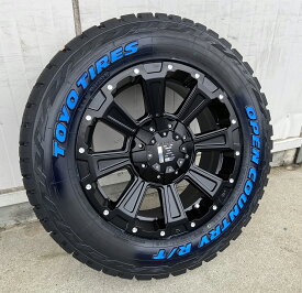 車検対応 200系ハイエース レジアスエース タイヤホイールセット 4本セット 1台分 16インチ DeathRock デスロック トーヨー オープンカントリー R/T 215/65R16 109/107 Q ホワイトレター 大人気セット