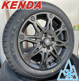 165/60R15 スタッドレスタイヤ ホイールセット 15インチ ハスラー デリカミニ ウェイク ハイゼットジャンボ KENDA KR36