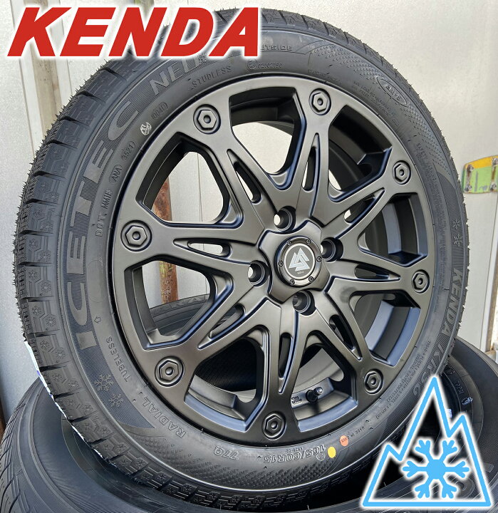 楽天市場】165/60R15 スタッドレスタイヤ ホイールセット 15インチ 
