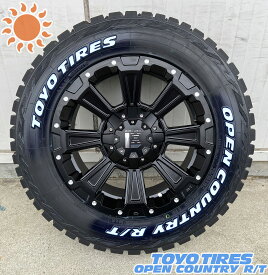 車検対応 200系ハイエース レジアスエース タイヤホイールセット 4本セット 1台分 16インチ DeathRock デスロック トーヨー オープンカントリー RT 215/65R16 109/107 Q ホワイトレター 大人気セット