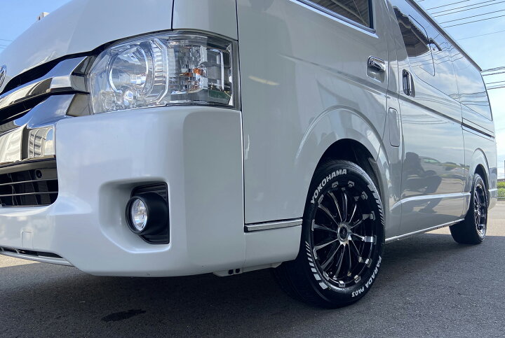 楽天市場】夏タイヤセット 4本組 車検対応品 200系ハイエース レジアス 