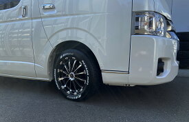 夏タイヤセット 4本組 車検対応品 200系ハイエース レジアスエース タイヤホイールセット 17インチ ヨコハマタイヤ パラダ 215/60R17 ホワイトレター 4本セット 1台分 ドレスアップタイヤ ハイエースカスタムパーツ バン適合規格