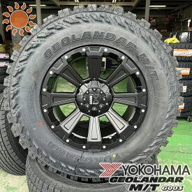 JL JK ラングラー タイヤ ホイール セット 4本セット 1台分 17インチ YOKOHAMA GEOLANDA ヨコハマ ジオランダー MT 265/70R17 275/70R17 285/70R17 33x12.50R17 35x12.50R17 37x12.50R17 LEXXEL DeathRock