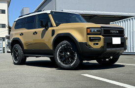 【車種】ランクル250 ランドクルーザー250 ランクル300｜ タイヤホイールセット 17インチ トーヨー オープンカントリー RT ホワイトレター 265/70R17 LEXXEL DeathRock レクセル デスロック オフロードカスタム yu