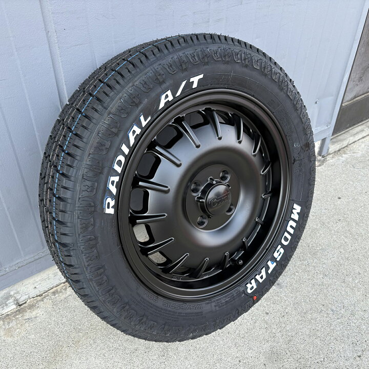 楽天市場】MUDSTAR Radial AT 175/65R15 × 軽トラ 軽バン用 タイヤ 