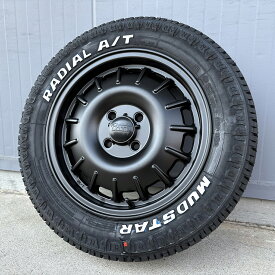 軽バン・軽トラに最適！MUDSTAR ATタイヤ 175/65R15 × 15インチホイール ハイゼット／ハスラー／タフト対応 オールテレーン仕様