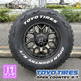【ラングラーJL JK対応】17インチ タイヤホイールセット TOYO オープンカントリー RT 265/70R17 285/70R17 LEXXEL レクセル InFerno インフェルノ ホワイトレター 新品4本セット